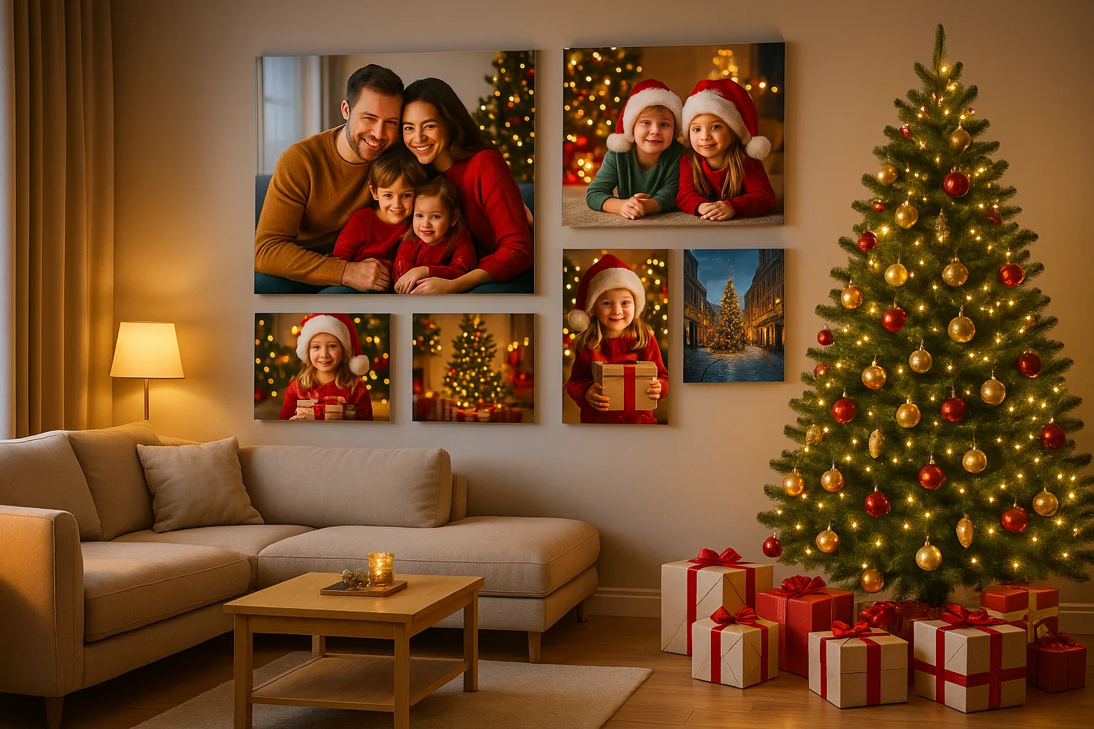 festive acrylic photo display holiday home décor 2025